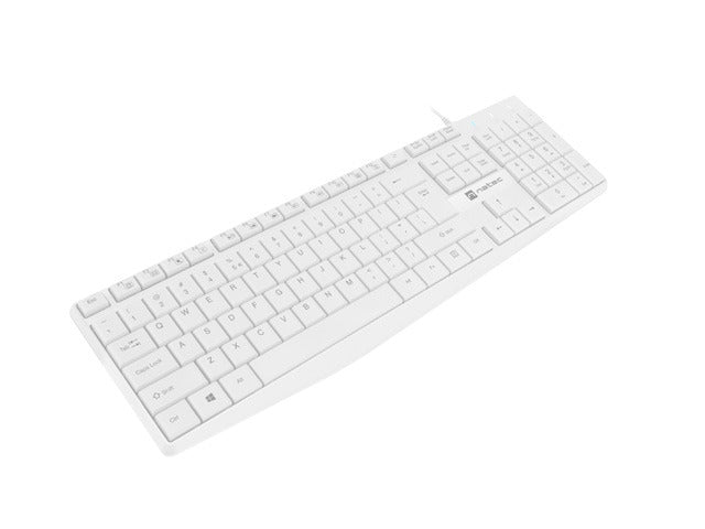 Natec Keyboard Nautilus US Layout White
