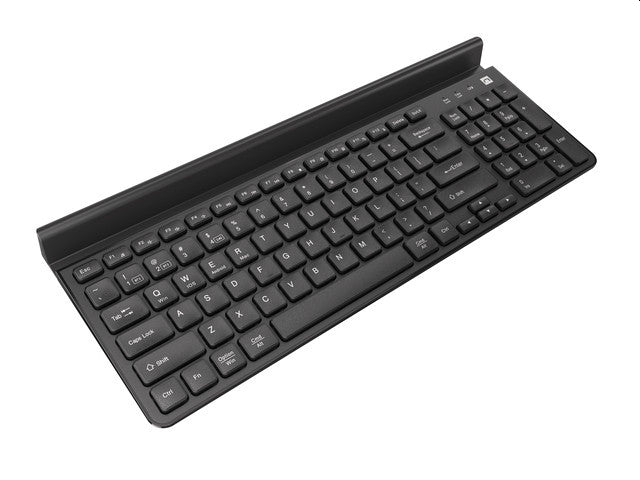 Natec Keyboard Felimare US Layout Wireless Bluetooth + 2.4 GHz Slim Pnone/Tablet Holder, Black