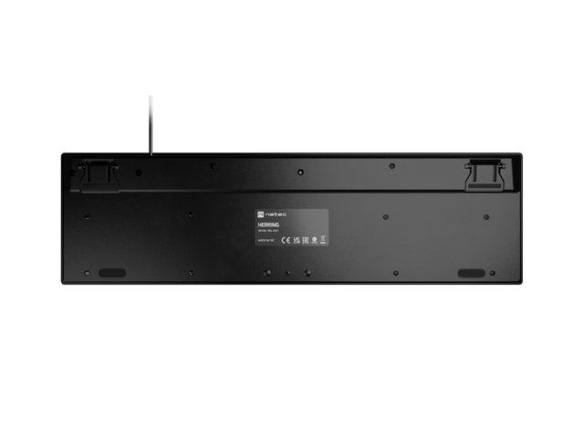 Natec Keyboard Herring US, Black, Slim