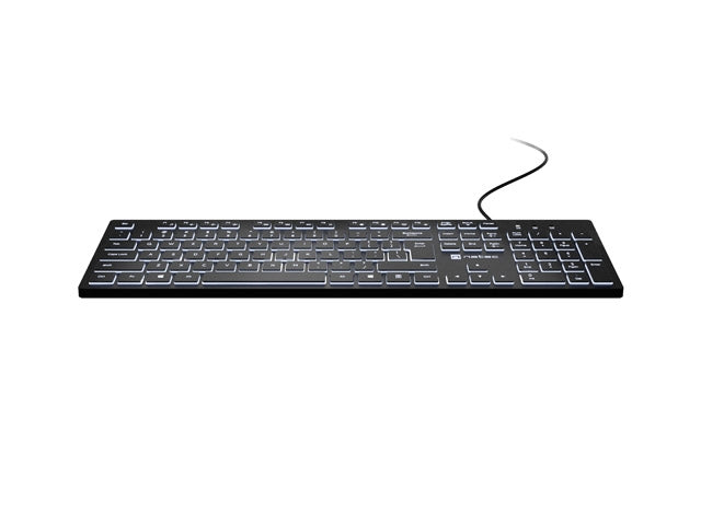 Natec Keyboard Herring Glow US, White Backlight