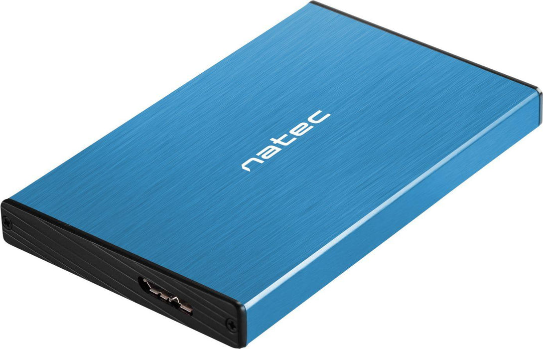 2.5'' hard drive tray, Natec Rhino Go, USB 3.0, blue