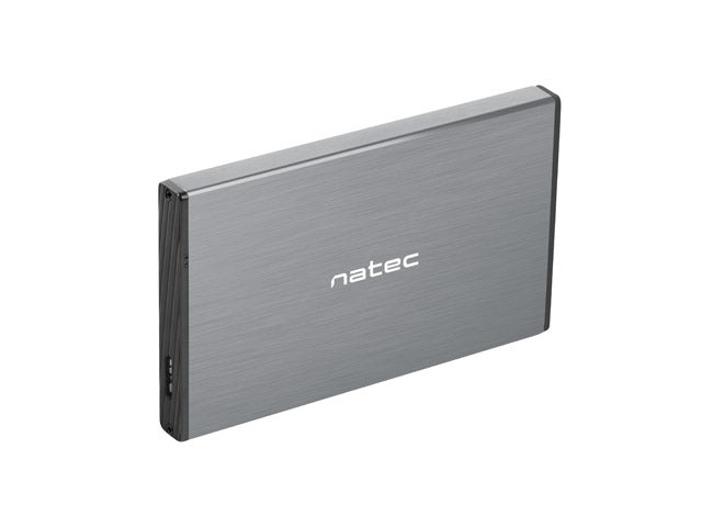 Natec External HDD/SSD Enclosure Rhino Go SATA 2.5" USB 3.0 Grey
