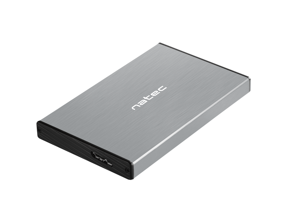 2.5'' Hard Drive Tray, Natec Rhino Go, USB 3.0, Gray