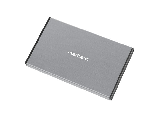 Natec External HDD/SSD Enclosure Rhino Go SATA 2.5" USB 3.0 Grey