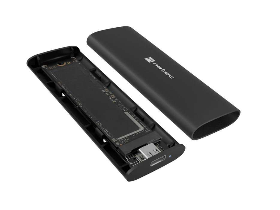 M.2 NVME drawer, Natec Rhino, black