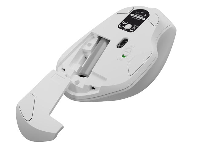 Natec Mouse Siskin Wireless 1600DPI 2.4GHz + Bluetooth 5.0 Optical White