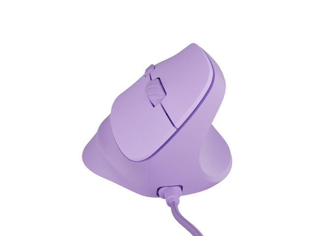 Natec Vertical Mouse Crake 2 Pro 12800DPI Optical Pure Lavander