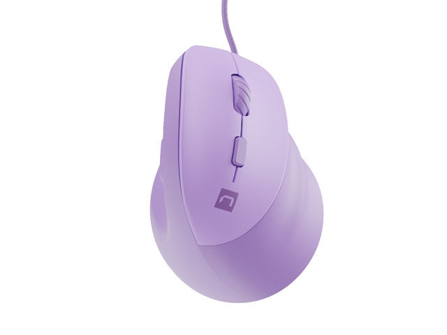Natec Vertical Mouse Crake 2 Pro 12800DPI Optical Pure Lavander