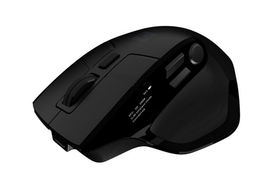 Natec Mouse Jaguar Pro Wireless 4000DPI Optical Silent, fast scroll, programmable, Black
