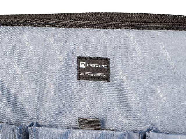 Natec laptop bag Boxer 17.3" Black