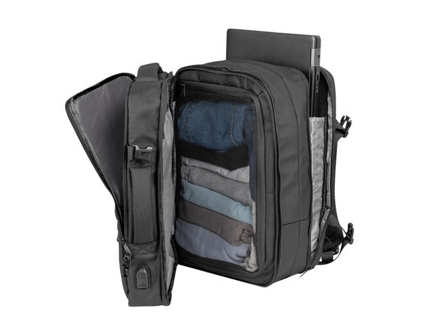 Natec Laptop Backpack Camel Pro 17.3" Black