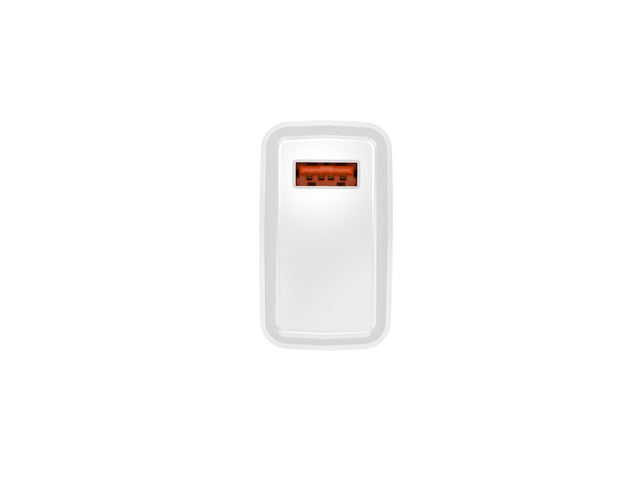 Natec USB Charger Ribera 1X USB-A 18W, White