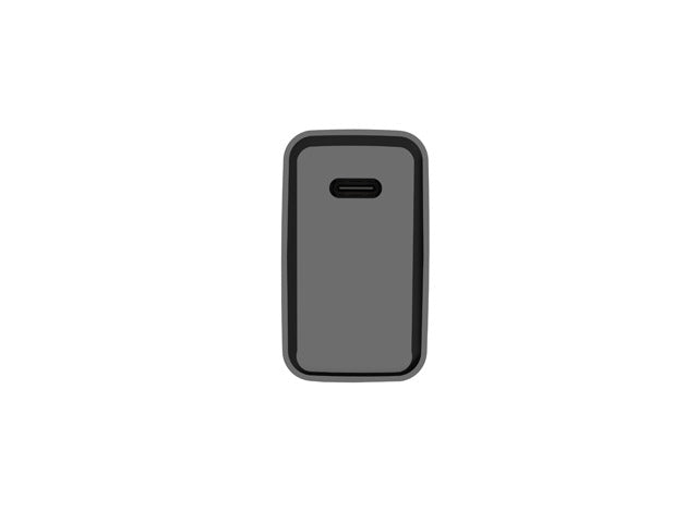Natec USB Charger Ribera 1X USB-C 20W, Black