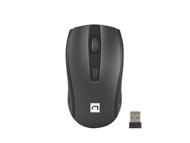 Natec Set 2 in 1 Keyboard Black Squid + Mouse Wireless US Layout