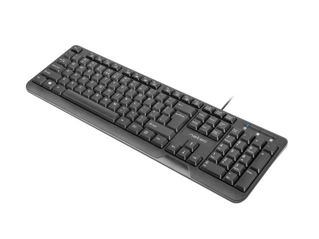 Natec Keyboard Trout US Layout Slim, Black