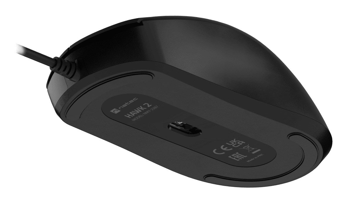 NATEC HAWK 2 mouse Universal Right-hand USB Type-A Laser 2400 DPI