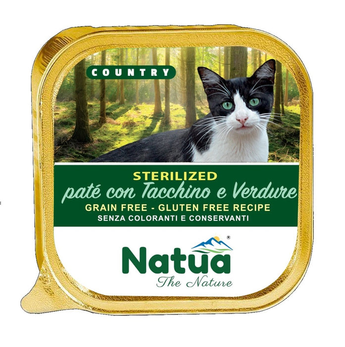 NATUA Country Sterilised Turkey with vegetables - wet cat food - 100g