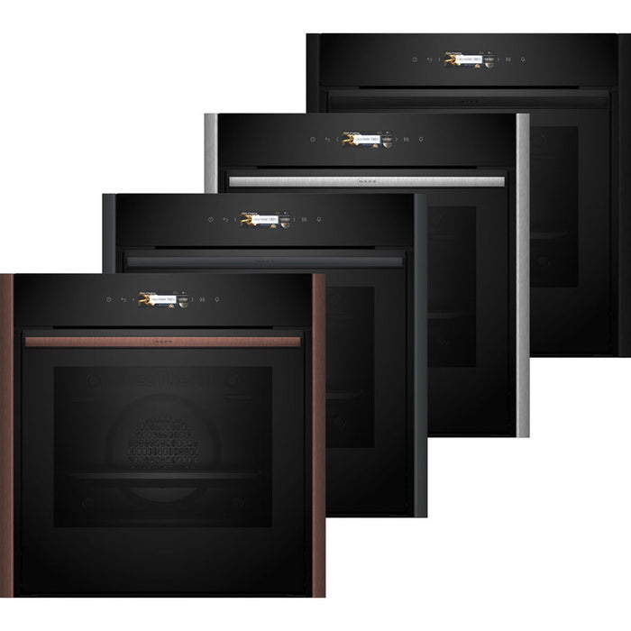 Built-in oven NEFF B59CR7KY0, N 70, 71 l, Pyrolysis, Slide&Hide, Flex Design