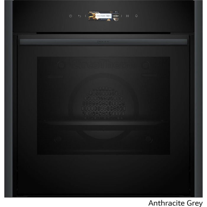 Built-in oven NEFF B59CR7KY0, N 70, 71 l, Pyrolysis, Slide&Hide, Flex Design