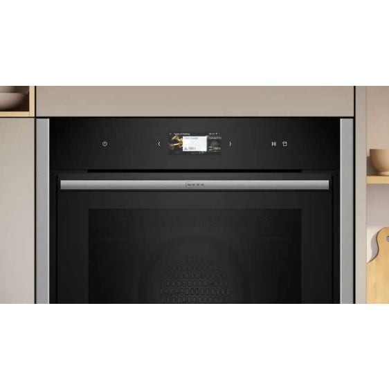 Built-in steam oven NEFF B64FS31N0, N 90, 71 l, Slide&Hide