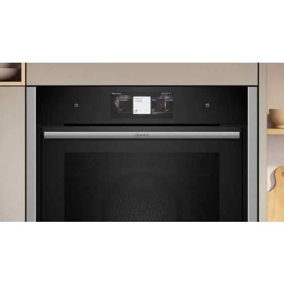 Built-in steam oven NEFF B64VT73N0, N 90, 71 l, Pyrolysis, Slide&Hide, Steam Boost