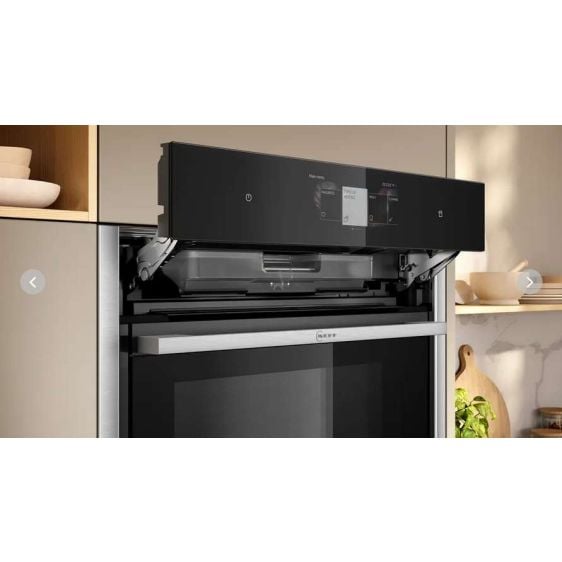 Built-in steam oven NEFF B64VT73N0, N 90, 71 l, Pyrolysis, Slide&Hide, Steam Boost