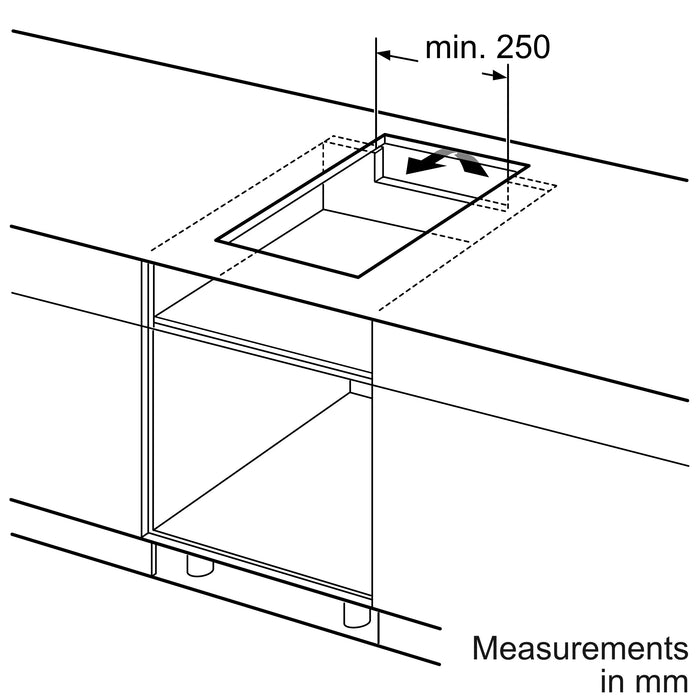 Built-in worktop NEFF T63TDX1L0
