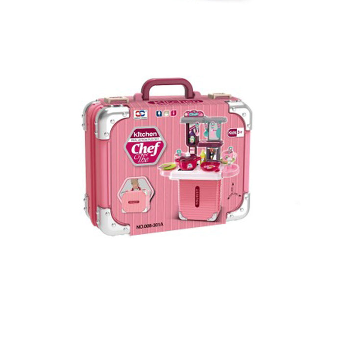 Xiong Cheng Kitchen in a Suitcase Pink