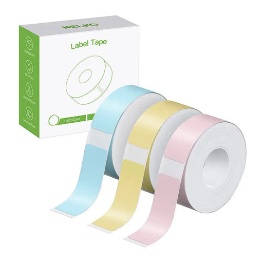 Nelko thermal label for label printer P21 (blue/yellow/pink 12*40 mm）. - Labels<<<Label printers<<<Office<<<InnproXML