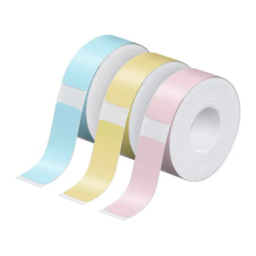 Nelko thermal label for label printer P21 (blue/yellow/pink 12*40 mm）. - Labels<<<Label printers<<<Office<<<InnproXML