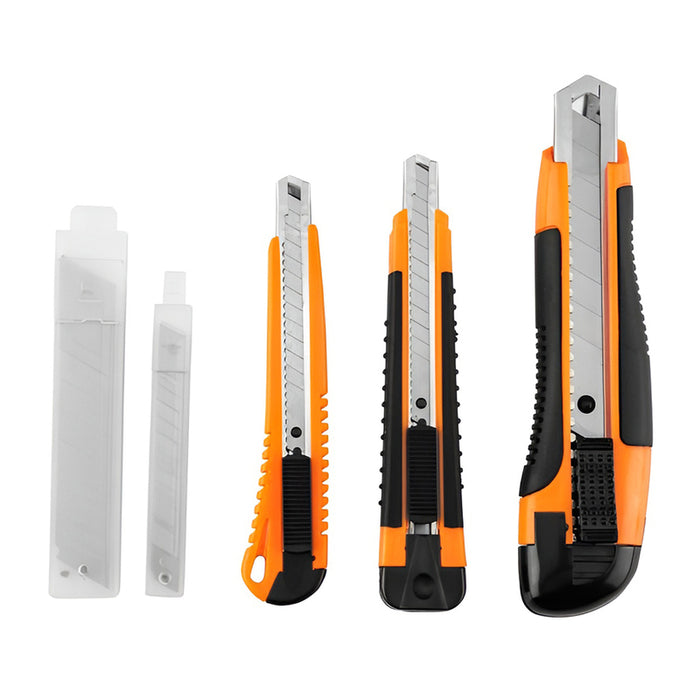 SET OF MODEL KNIVES AND BLADES 18 MM AND 9 MM NEO