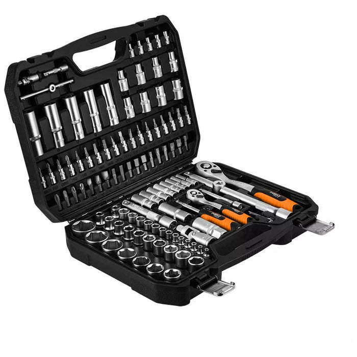 TOOL SET 110 PIECES 1/2" AND 1/4" NEO 10-211