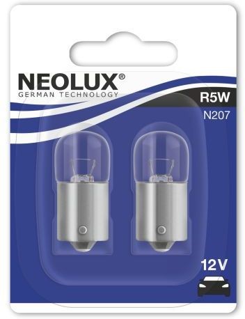 NEOLUX R5W 3200K 5 W 12V BLISTER X2 PCS