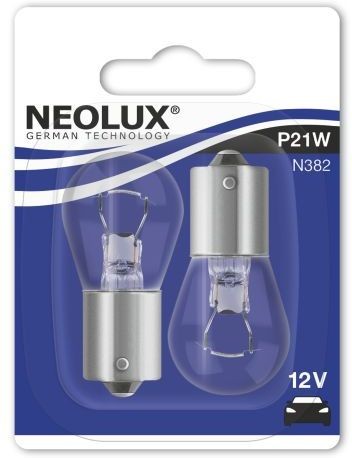 NEOLUX P21W 3200K 21 W 12V BLISTER X2 PCS