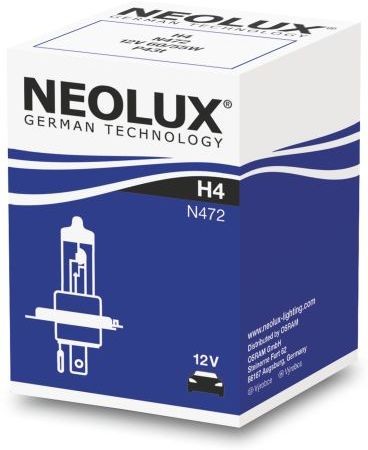 NEOLUX H4 3200K 55W 12V BLISTER 1 PCS