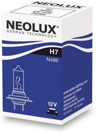 NEOLUX H7 3200K 55W 12V CARTON BOX 1 PCS