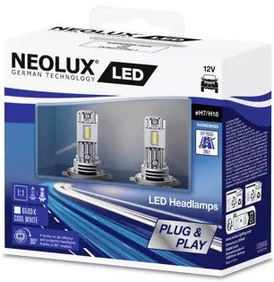 NEOLUX H7/H18 6500K 11W 12V DOUBLE SOFT CARTON BOX X2 PCS