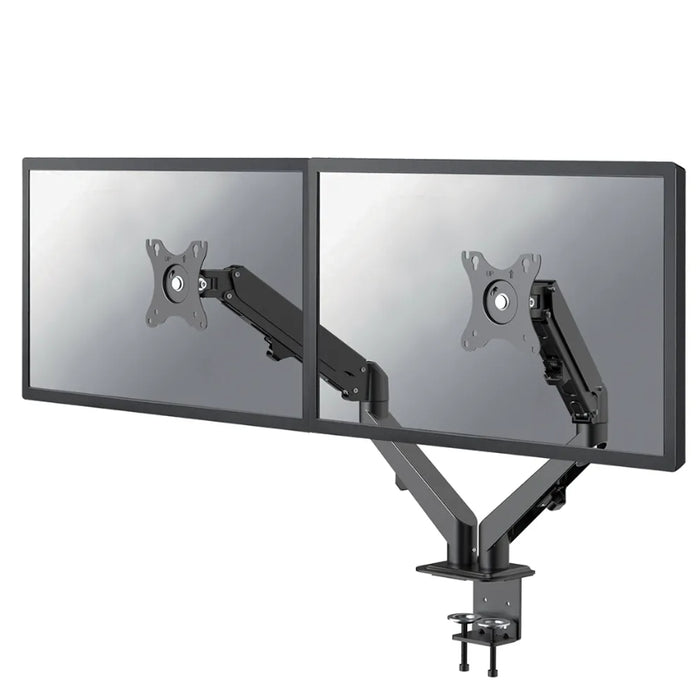 Neomounts Gas Spring Mount (clamp/grommet) for 2 Monitor Screens