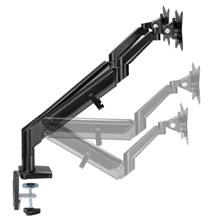 Neomounts Desk Mount ultra flat (clamp/grommet) for 2 Monitor Screens