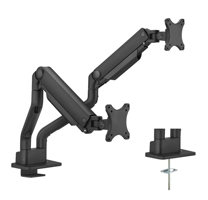 Neomounts Next One Desk Mount, double display (topfix clamp &grommet)