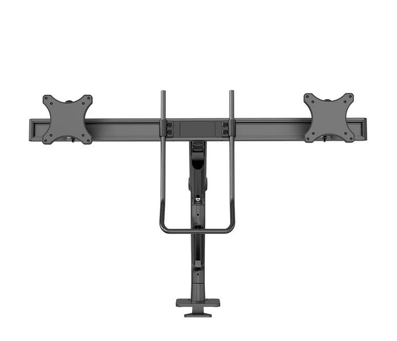 Neomounts Next One Desk Mount, double display crossbar (topfix clamp/grommet)