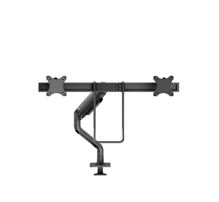 Neomounts Next One Desk Mount, double display crossbar (topfix clamp/grommet)