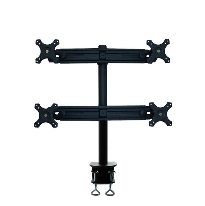 Neomounts Flat Screen Desk Mount (clamp) for 4 Monitor Screens