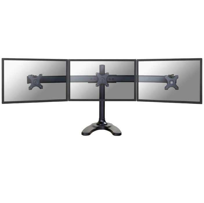 Neomounts Flat Screen Desk Mount (stand/grommet) for 3 Monitor Screens