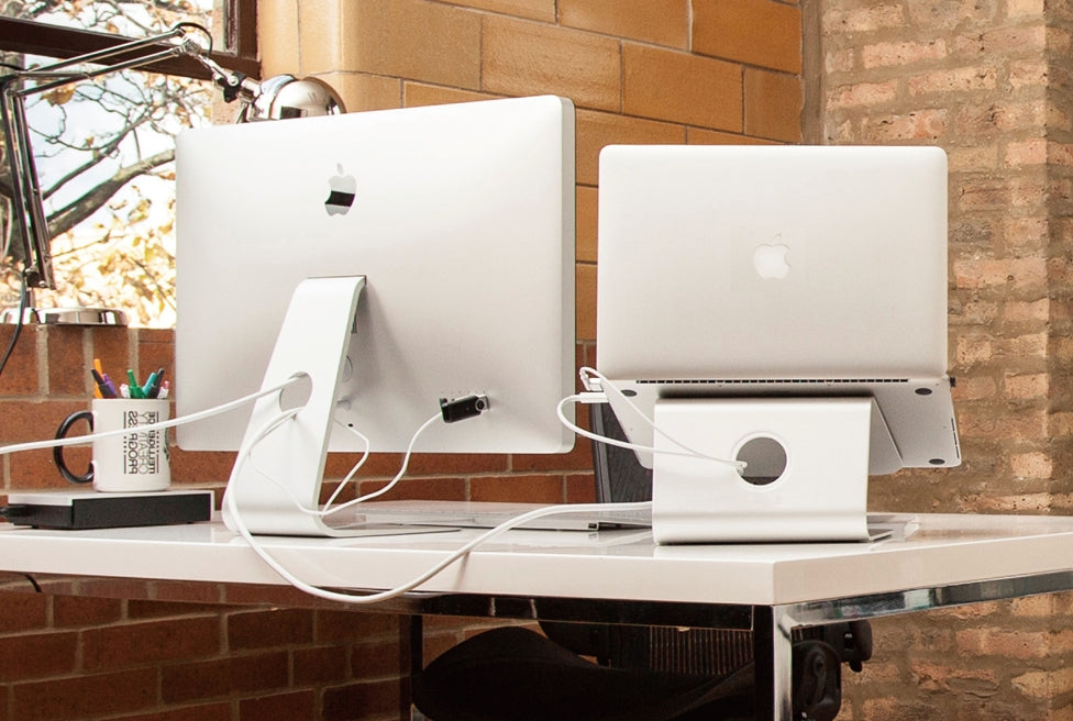 Neomounts Notebook Desk Stand (ergonomic, 360 degrees rotatable)
