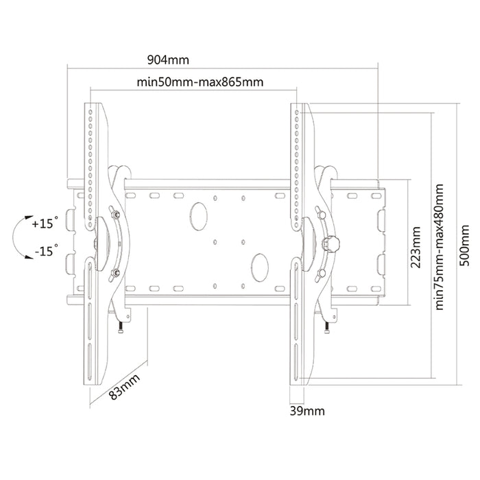 Neomounts Flat Screen Wall Mount (tiltable)