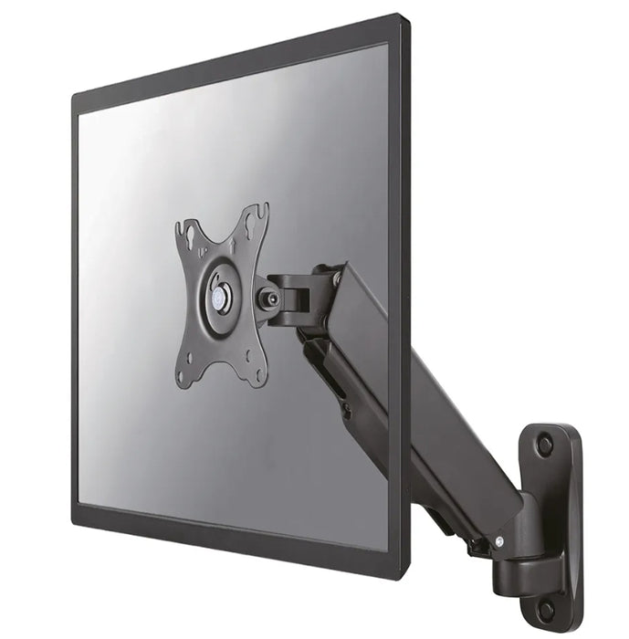 Neomounts wall mounted gas spring monitor arm (2 pivots VESA 100x100)