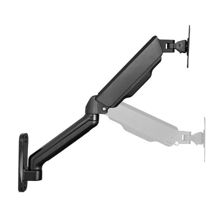 Neomounts wall mounted gas spring monitor arm (3 pivots VESA 100x100)