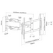 Neomounts Flat Screen Wall Mount (tilt & turn) 32’’-60’’ - Стойки за стена<<<NEOMOUNTS BY NEWSTAR стойки<<<NEOMOUNTS