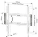 Neomounts Screen Wall Mount (fixed ultra thin VESA 400x400) - Стойки за стена<<<NEOMOUNTS BY NEWSTAR стойки<<<NEOMOUNTS